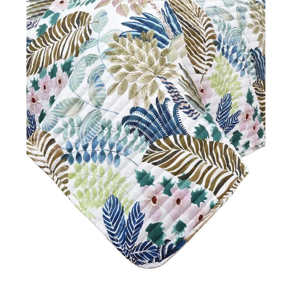 J by J Queen Luxury Rainforest Twin/Twin XL Size 2-Pc Quilt Set $230